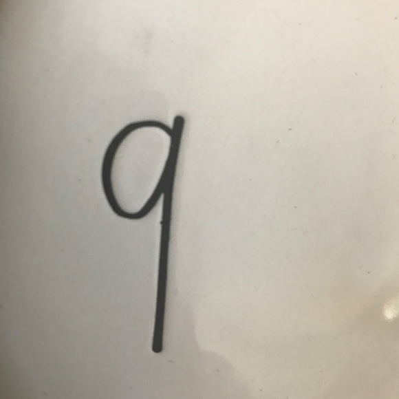 Rae Dunn Ceramic Wall Clock - Picture 3 of 5